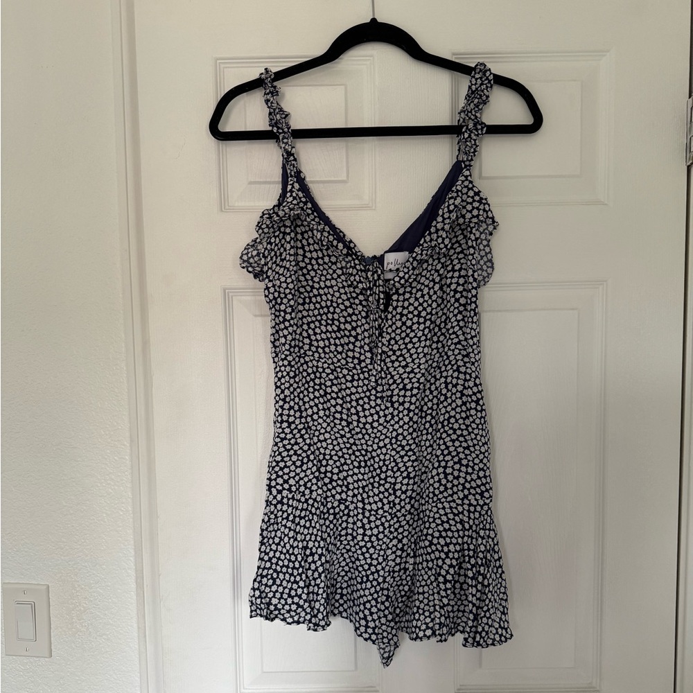 Princess Polly Blue Floral Romper – US Size 6